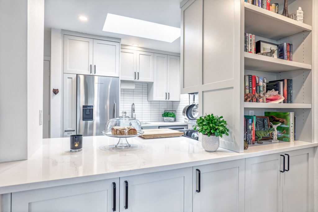 Queen Anne home remodel with open kitchen and dining design